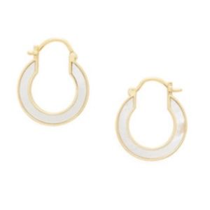 Gorjana Jax Profile Huggie Hoop Earrings